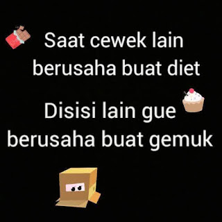 dp bbm cewek diet