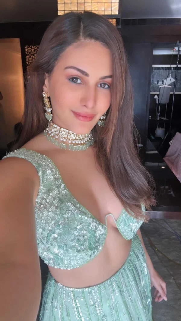 amyra dastur cleavage selfie tiny blouse hot indian actress