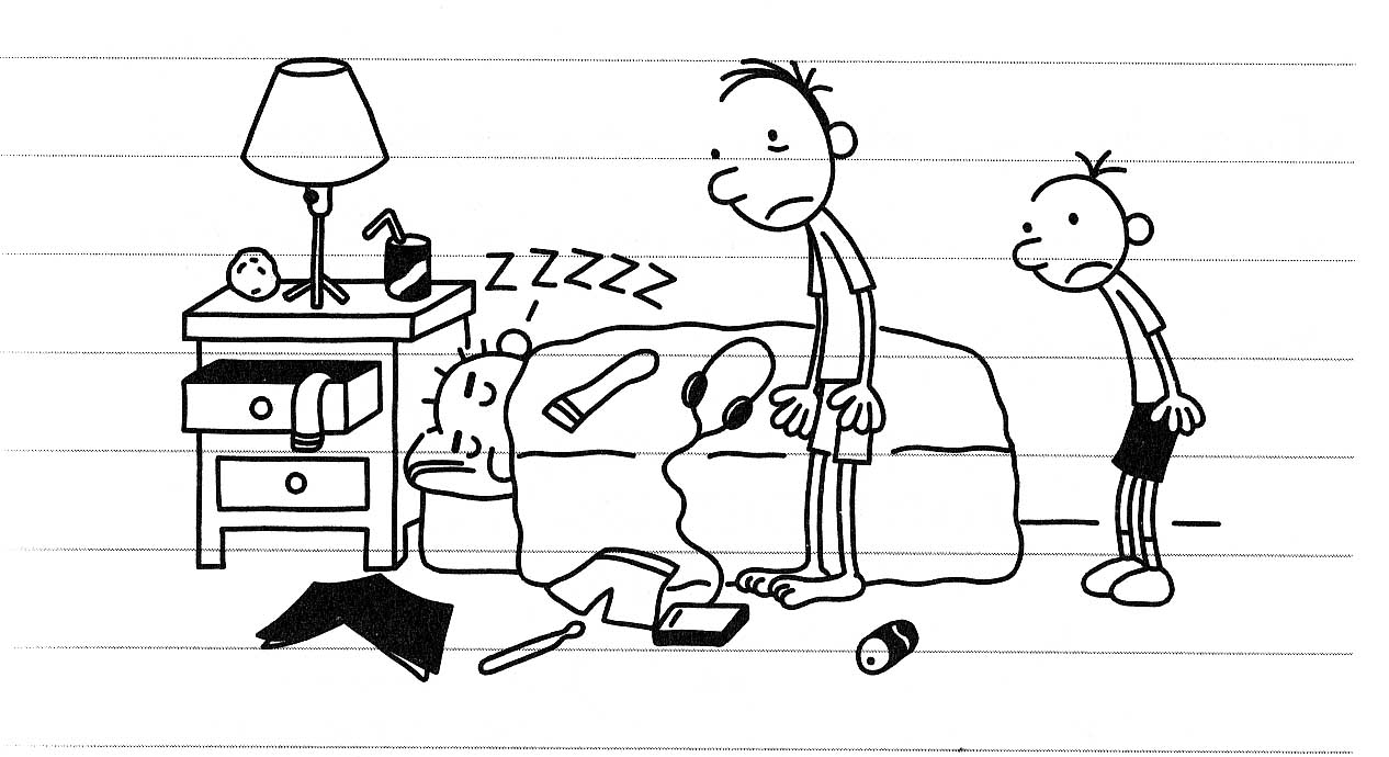 Free Coloring Pages: Diary Of A Wimpy Kid Coloring Page