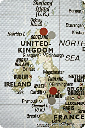 DIY map art