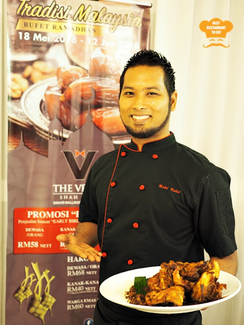 Chef Nabil Md Salleh of the Menu Alam Buffet at The Venue Shah Alam Ramadhan 2018 Buffet Selangor