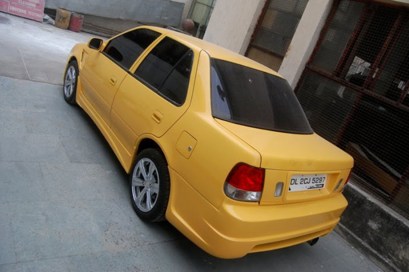 GAMBAR SUZUKI ESTEEM 1996 KUNING MODIFIKASI title=