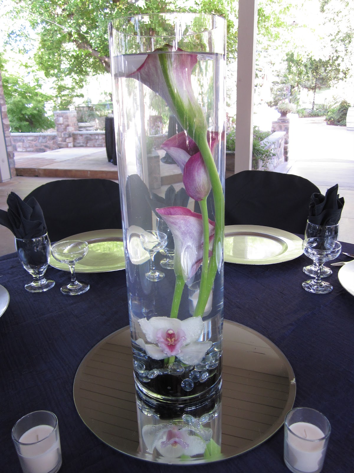 calla lily centerpieces