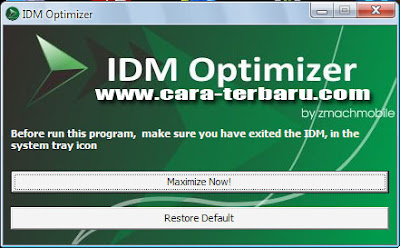 Download IDM Optimizer Terbaru 2013