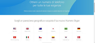 Nuovo numero Skype