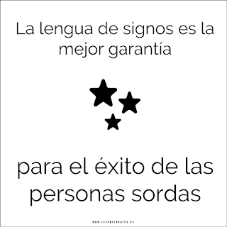 La lengua de signos es la mejor garantía para el éxito de las personas sordas