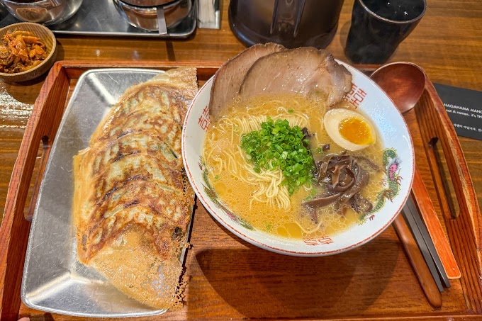 부산 해운대 미쉐린 가이드 맛집 나가하마만게츠 라멘 교자 feat 주차