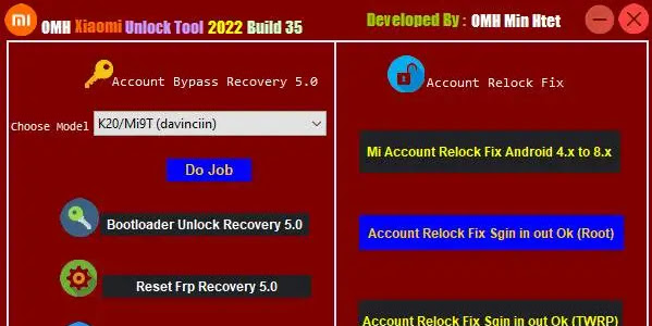 OMH Xiaomi Unlock Tool V36 (2024) 