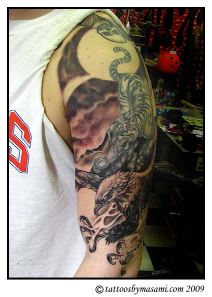 tribal arm sleeve tattoos. Tribal Arm Sleeve Design