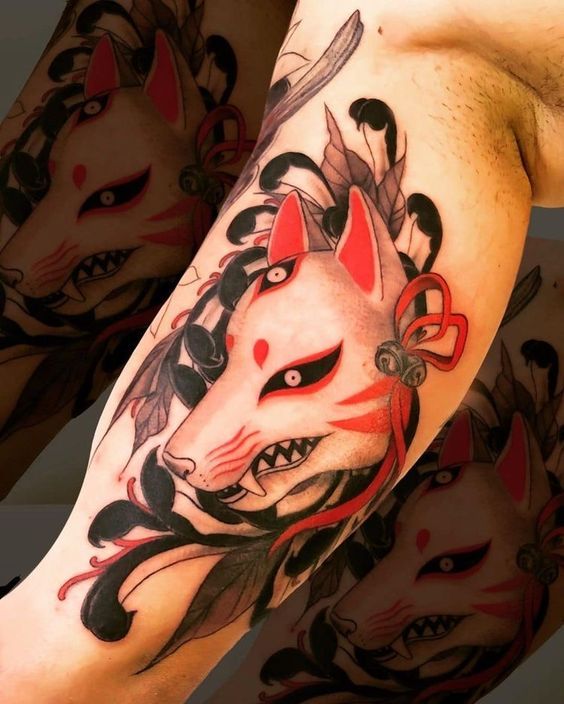 Inspiração: 26 tatuagens de Kitsune - Raposas Japonesas