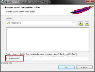 instalasi web server apache windows 7