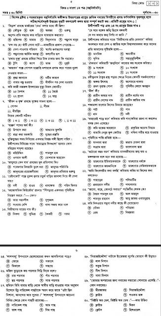 HSC Bangla 1st Paper Model Question