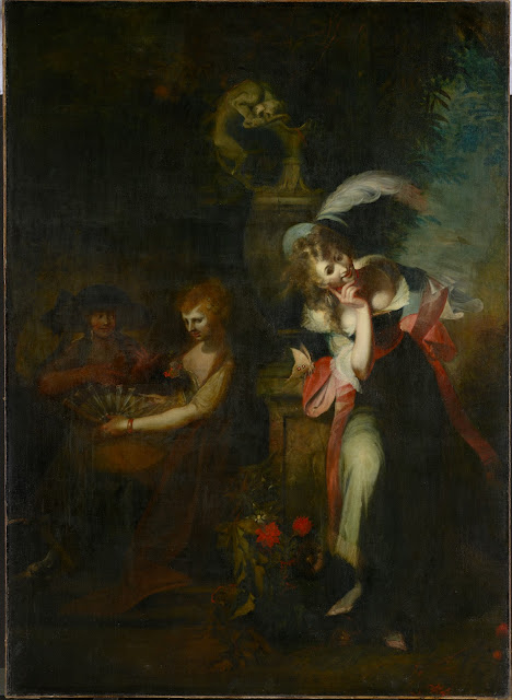 Fussli Béatrice, Héro et Ursule, 1789 (beaucoup de bruit pour rien) Gemäldegalerie Dresde