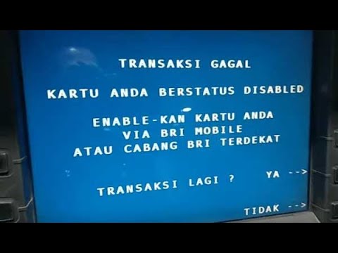 2 Cara Membuka Blokir Kartu ATM BRI Disable Lewat HP