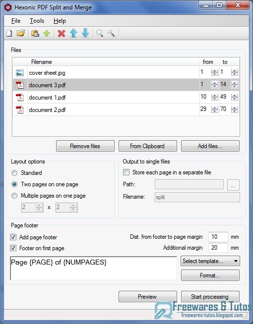 Hexonic PDF Split and Merge : un logiciel gratuit pour fusionner et découper les fichiers PDF