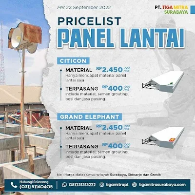 Jual Panel Lantai Murah 2023 di Surabaya, Sidoarjo dan Gresik