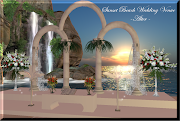 The Sunset Beach Wedding (sunset beach alter)