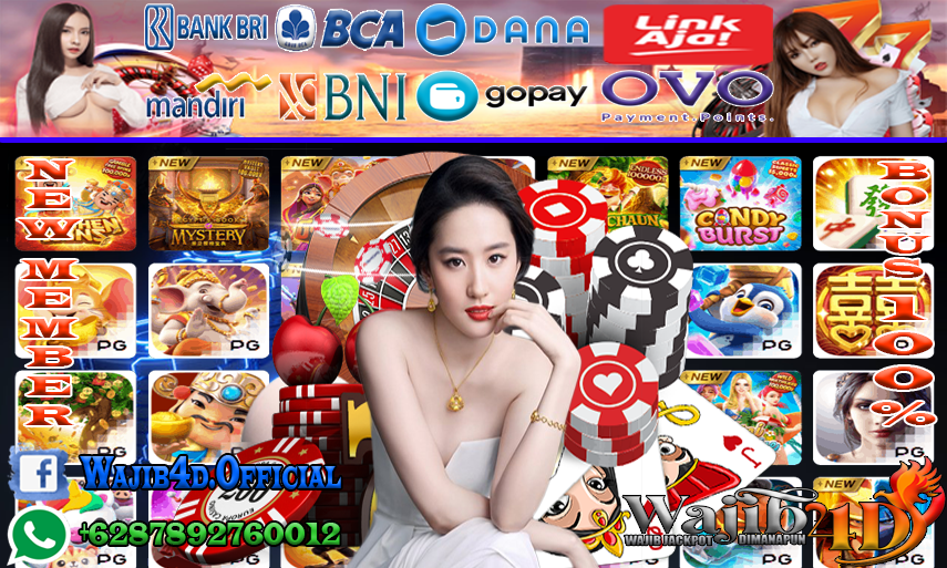 WAJIB4D BANDAR BONUS NEW MEMBER 100% DALAM PERJUDIAN BETTING SLOT ONLINE