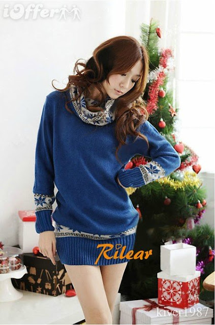 2. Chrismas 2014 Fashion Korean Long Sleeve Sweaters