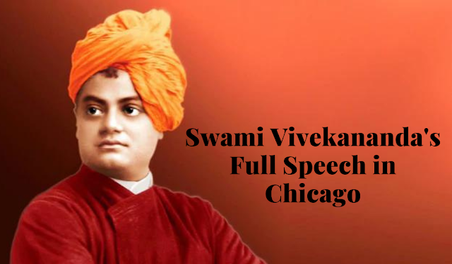 Swami Vivekananda's Full Speech in Chicago