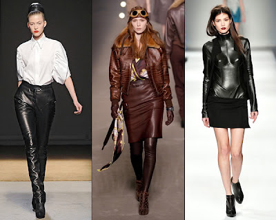 Leather Fashion Trends For Women 2011