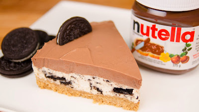 Cheesecake of Nutella without baking light meal no-bake recipe