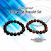 Set of Tamarind and Oud Aloeswood Gaharu Beaded Bracelets