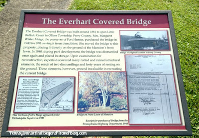 Everhart Covered Bridge at Fort Hunter Mansion - Harrisburg Pennsylvania