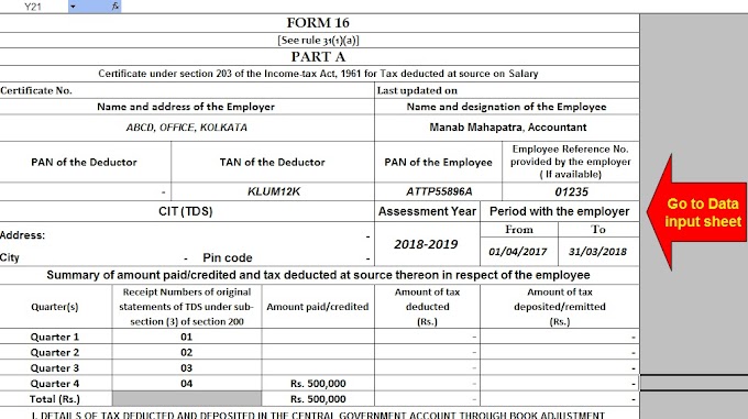 Benefits of Form 16 TDS Certificate with Automated Form 16 Part B and Part A and B for the Financial Year 2016-17 and Assessment Year 2017-18