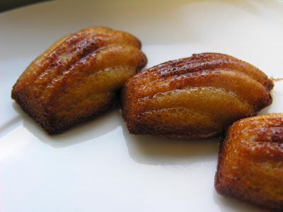 madelaines de miel