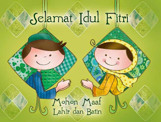 Gambar Kartu Kata Kata Ucapan Lebaran Idul Fitri 1439 H 2018