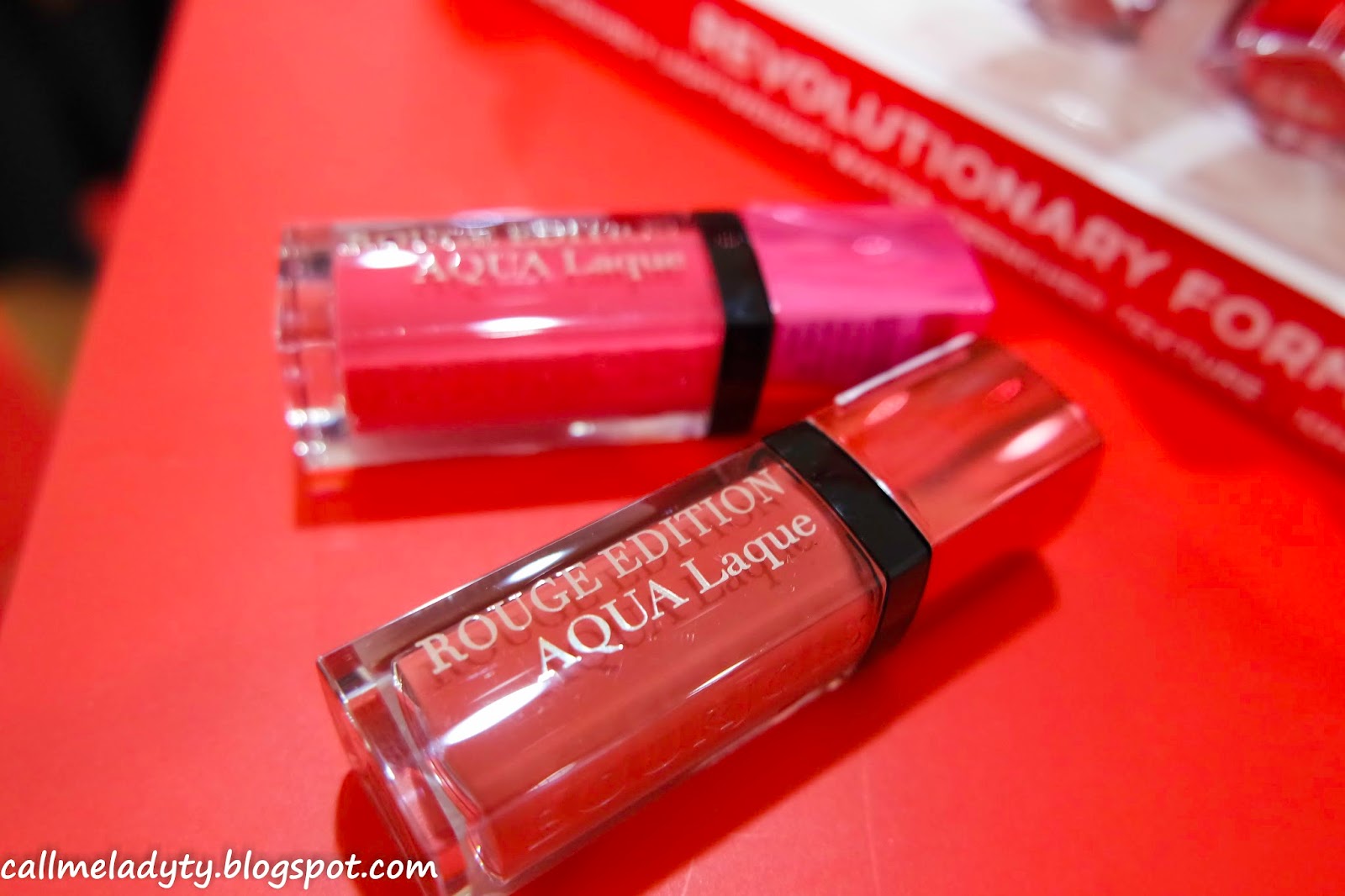 Tuty Saca Event Launching Bourjois Rouge Edition Aqua Laque