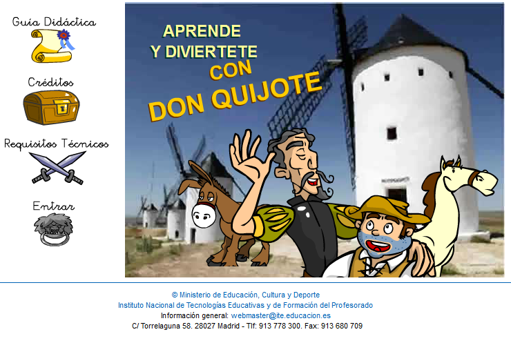 http://ntic.educacion.es/w3//recursos/infantil/aprende_diviertete_quijote/index.html