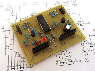 Hardware serial port communication monitor