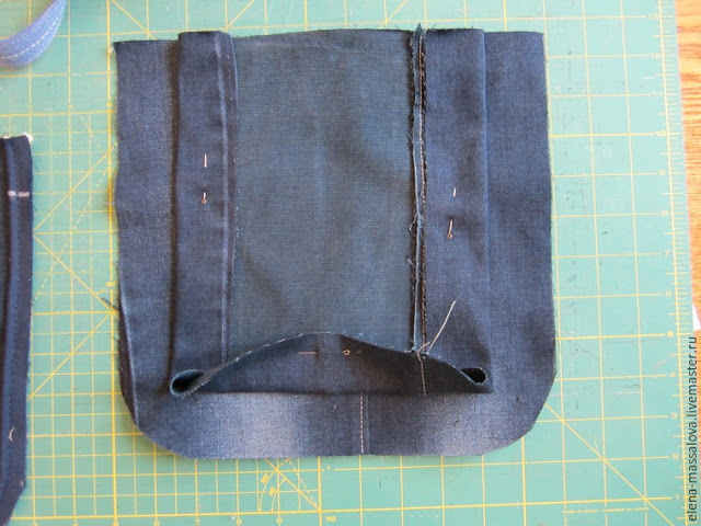 Bag of Old Jeans. Photo Sewing Tutorial.