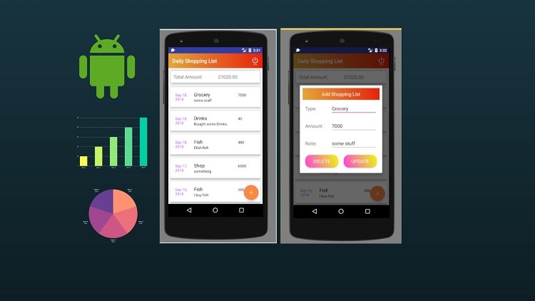Android Daily Shopping List App Using Firebase(Project base) Udemy Coupon