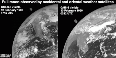 La Luna en fotos satelitales