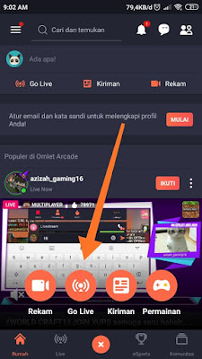 Cara Live Streaming Game di Android Dengan Mudah