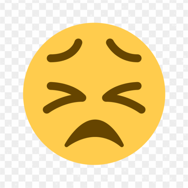 Emoji dolor png transparente