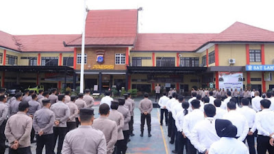 Jelang Kedatangan Presiden Jokowi Resmikan MTQ ke-29 di Kalsel, Polresta Banjarmasin Libatkan Ratusan Personel Pengamanan
