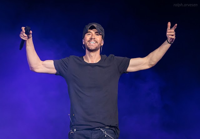 Enrique Iglesias performing at the Moody Center in Austin, Texas