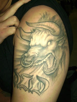 In the astrological race on Tattoosday Taurus clearly has the lead