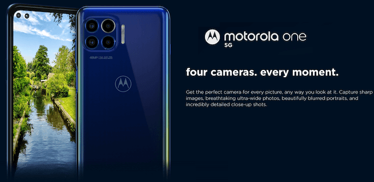 Motorola One 5G Quad Camera