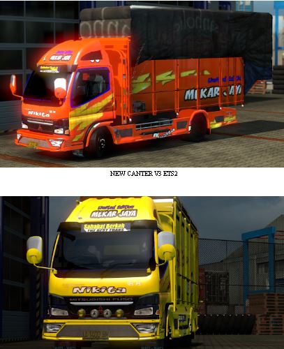 ets2 truck NEW CANTER V3 ETS2 indonesia - Download mods ...