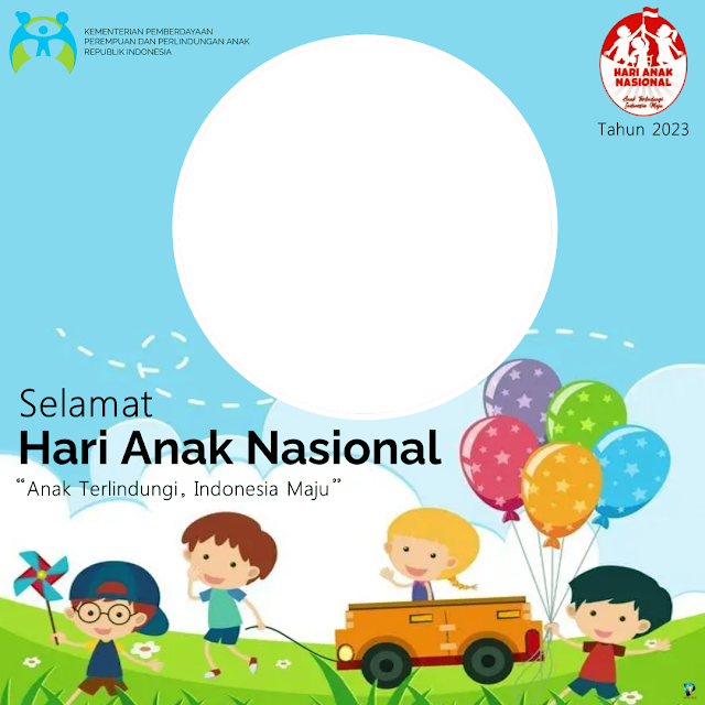 Twibbon Hari Anak Nasional (HAN) Ke-39 Tahun 2023