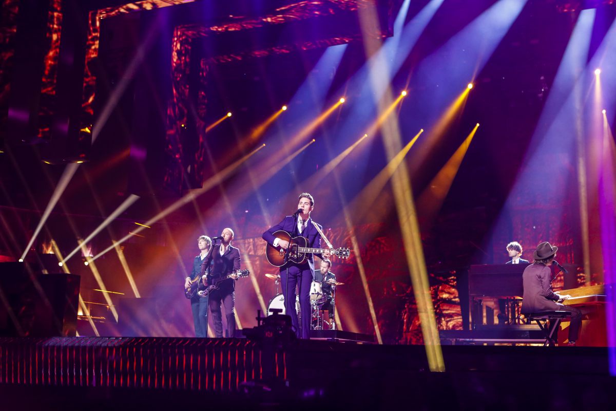 Primer ensayo de Holanda en Eurovisión 2016