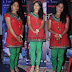 Dhiyana in Red Churidar