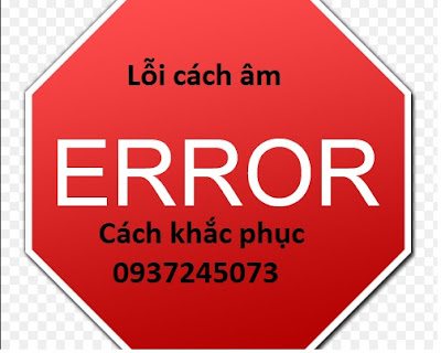 Lỗi cách âm thường gặp