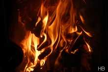 Feuer im Ofen © H. Brune