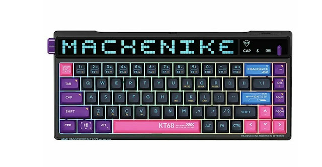 MACHENIKE KT68 Cyberpunk Smart Screen،Giztop،لوحة المفاتيح الذكية